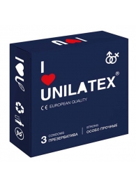 Ультрапрочные презервативы Unilatex Extra Strong - 3 шт. - Unilatex - купить с доставкой в Кисловодске