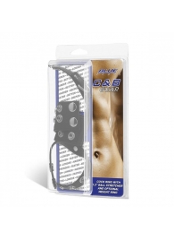 Утяжка на пенис и мошонку Cock Ring With 1.5  Ball Stretcher And Optional Weight Ring - BlueLine - купить с доставкой в Кисловодске