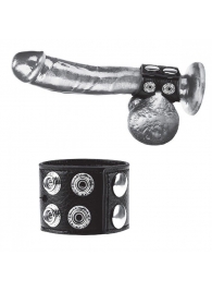 Ремень на член и мошонку 1.5  Cock Ring With Ball Strap - BlueLine - купить с доставкой в Кисловодске