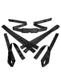 Бондажный набор из сатиновых лент Bordeaux 5 Piece Satin Bondage Set - XR Brands - купить с доставкой в Кисловодске