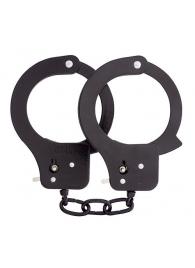 Чёрные наручники из листового металла BONDX METAL CUFFS BLACK - Dream Toys - купить с доставкой в Кисловодске