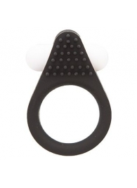 Чёрное эрекционное кольцо LIT-UP SILICONE STIMU RING 1 BLACK - Dream Toys - в Кисловодске купить с доставкой
