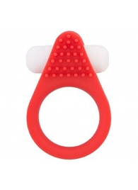 Красное эрекционное кольцо LIT-UP SILICONE STIMU RING 1 RED - Dream Toys - в Кисловодске купить с доставкой