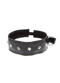 Полиуретановый ошейник с пуклями Collar with Studs - Blush Novelties - купить с доставкой в Кисловодске