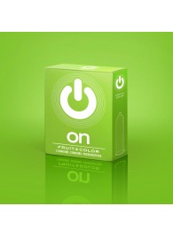 Цветные ароматизированные презервативы ON) Fruit   Color - 3 шт. - ON) - купить с доставкой в Кисловодске