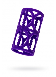 Фиолетовая насадка-сетка на член - A-toys - в Кисловодске купить с доставкой