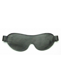 Маска на глаза из гладкой кожи - БДСМ Арсенал - купить с доставкой в Кисловодске