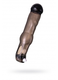 Закрытая фаллическая насадка на пенис с кольцом для фиксации  вибропулей - ToyFa - в Кисловодске купить с доставкой