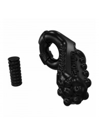 Чёрное эрекционное виброкольцо Tickle - Bathmate - в Кисловодске купить с доставкой