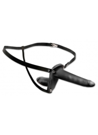 Женский страпон с вагинальной пробкой Double Penetrix Strap-on - 15 см. - Pipedream - купить с доставкой в Кисловодске