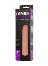 Насадка-удлинитель Extension sleeve телесного цвета - 18,5 см. - Sitabella - в Кисловодске купить с доставкой