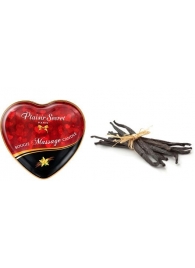 Массажная свеча с ароматом ванили Bougie Massage Candle - 35 мл. - Plaisir Secret - купить с доставкой в Кисловодске