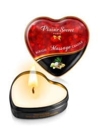 Массажная свеча с ароматом экзотических фруктов Bougie Massage Candle - 35 мл. - Plaisir Secret - купить с доставкой в Кисловодске
