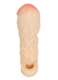 Закрытая удлиняющая насадка на пенис с подхватом мошонки T B Extension - Orion - в Кисловодске купить с доставкой