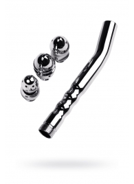 Металлический анальный душ с тремя насадками - ToyFa - купить с доставкой в Кисловодске