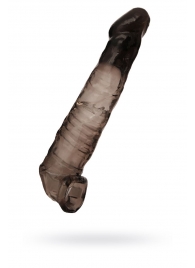 Чёрная насадка на пенис - 22,5 см. - ToyFa - в Кисловодске купить с доставкой