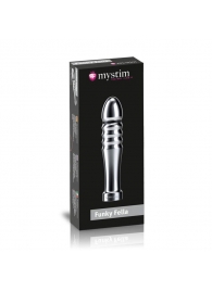 Ребристый фаллоимитатор для электростимуляции Funky Fella Rill Dildo - 13 см. - MyStim - купить с доставкой в Кисловодске