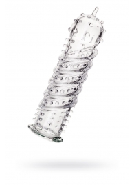 Прозрачная насадка на пенис TOYFA A-Toys - 15,5 см. - A-toys - в Кисловодске купить с доставкой