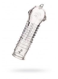 Прозрачная закрытая насадка на пенис TOYFA A-Toys - 14,7 см. - A-toys - в Кисловодске купить с доставкой