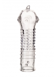 Прозрачная закрытая насадка на пенис TOYFA A-Toys - 14,7 см. - A-toys - в Кисловодске купить с доставкой