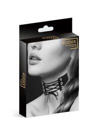 Оригинальный ошейник-чокер со шнуровкой - Bijoux Pour Toi - купить с доставкой в Кисловодске