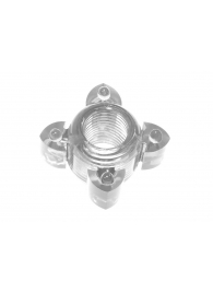 Прозрачное эрекционное кольцо Rings Screw - Lola Games - в Кисловодске купить с доставкой