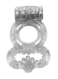 Прозрачное эрекционное кольцо Rings Treadle с подхватом - Lola Games - в Кисловодске купить с доставкой