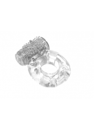 Прозрачное эрекционное кольцо с вибрацией Rings Axle-pin - Lola Games - в Кисловодске купить с доставкой