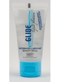 Интимная смазка на водной основе Glide - 30 мл. - HOT - купить с доставкой в Кисловодске