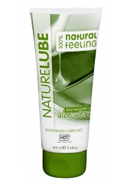 Лубрикант на водной основе NatureLube с алоэ вера - 100 мл. - HOT - купить с доставкой в Кисловодске