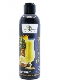 Интимный гель на водной основе JUICY FRUIT с ароматом пина колада - 200 мл. - БиоМед - купить с доставкой в Кисловодске