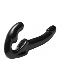 Чёрный безремневой страпон Revolver - XR Brands - купить с доставкой в Кисловодске