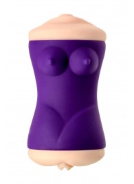 Двухсторонний мастурбатор JOS YARA в фиолетовой колбе - JOS - в Кисловодске купить с доставкой