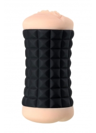 Двухсторонний мастурбатор JOS JANICE в черном цилиндре - JOS - в Кисловодске купить с доставкой