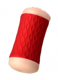 Двухсторонний мастурбатор JOS  NADIN в красном цилиндре - JOS - в Кисловодске купить с доставкой