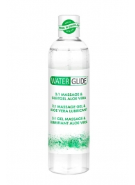Гель-смазка 2-в-1 MASSAGE   LUBRICANT ALOE VERA - 300 мл. - Waterglide - купить с доставкой в Кисловодске