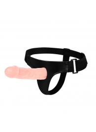 Телесный фаллоимитатор на трусиках Jessica Strap-On - 15,5 см. - Baile - купить с доставкой в Кисловодске