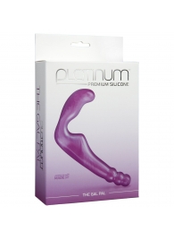 Безремневой фиолетовый страпон из силикона The Gal Pal - 17 см. - Doc Johnson - купить с доставкой в Кисловодске