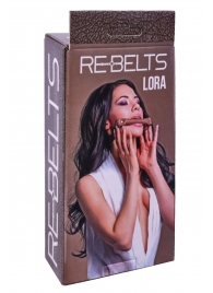 Кляп-трензель Lora с металлическими кольцами - Rebelts - купить с доставкой в Кисловодске