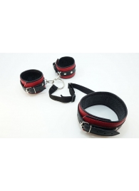 Кожаный БДСМ-набор - БДСМ Арсенал - купить с доставкой в Кисловодске