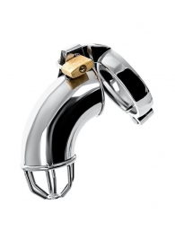 Серебристый мужской пояс верности TOYFA Metal - ToyFa - купить с доставкой в Кисловодске