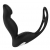 Черный вибромассажер простаты P-PLEASER W ERECTION ENHANCE - Dream Toys - в Кисловодске купить с доставкой