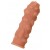 Телесная реалистичная насадка KOKOS Extreme Sleeve 11 с дополнительной стимуляцией - 12,7 см. - KOKOS - в Кисловодске купить с доставкой