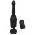 Черный вибромассажер с функцией поступательных движений Ass Thruster - Pipedream - купить с доставкой в Кисловодске