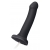 Черный фаллос с имитацией эякуляции Silicon Cum Dildo L - 19,6 см. - Strap-on-me - купить с доставкой в Кисловодске