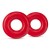 Набор из 2 красных эрекционных колец DONUT RINGS OVERSIZED - Blush Novelties - в Кисловодске купить с доставкой