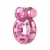 Розовое эрекционное виброкольцо Pink Bear - Baile - в Кисловодске купить с доставкой