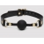 Черный кляп-шар Bound to You Faux Leather Ball Gag - Fifty Shades of Grey - купить с доставкой в Кисловодске