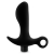 Черный анальный вибратор Silicone Vibrating Prostate Massager 01 - 10,8 см. - Blush Novelties - в Кисловодске купить с доставкой