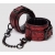 Красно-черные наручники Reversible Faux Leather Wrist Cuffs - Fifty Shades of Grey - купить с доставкой в Кисловодске